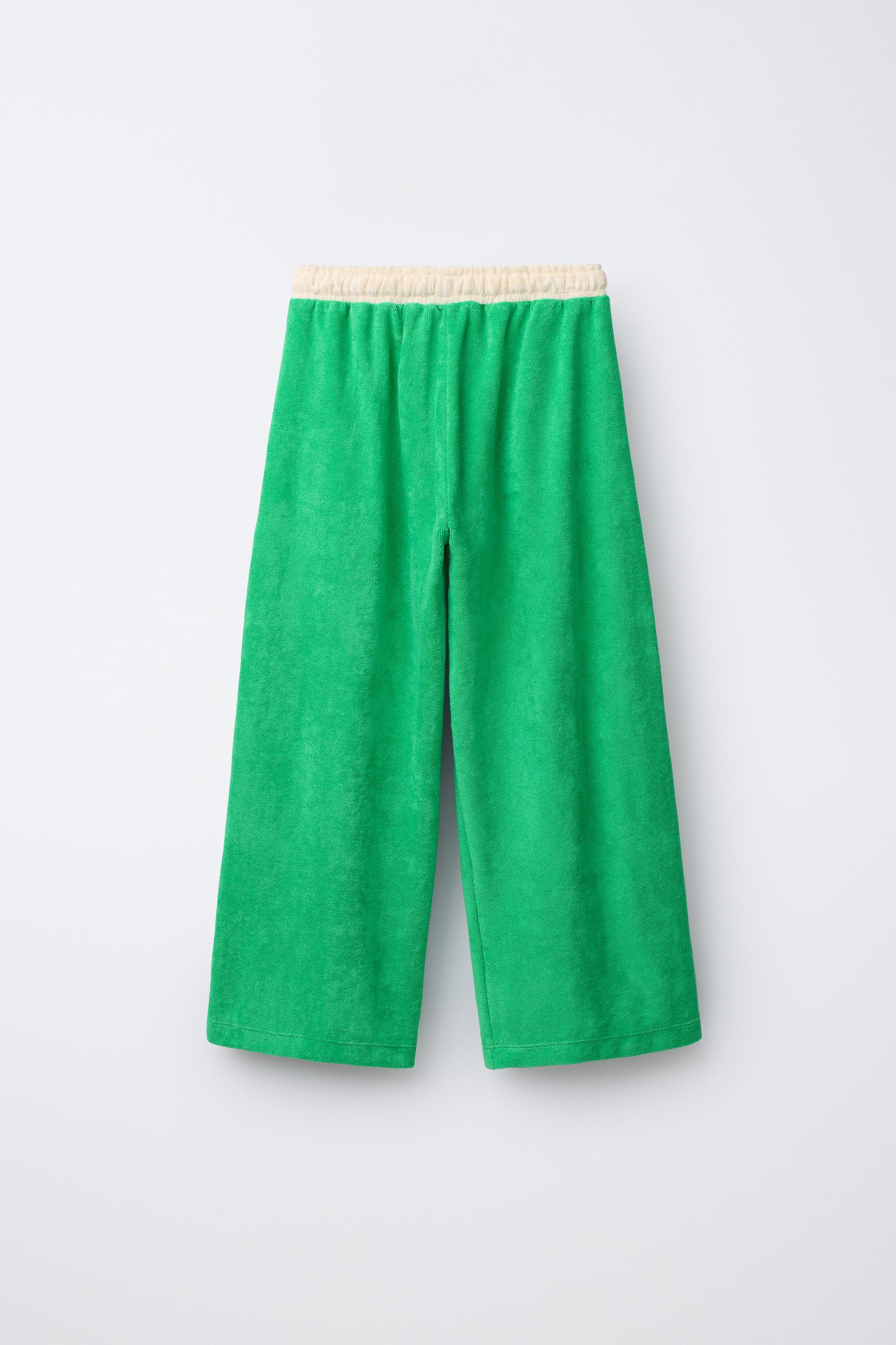 PANTALON WIDE LEG EFFET SERVIETTE